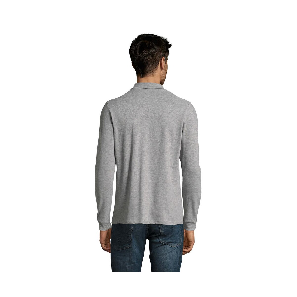 Koszulki polo z logo – perfect men lsl polo 180g perfect lsl men s02087-gy-back PERFECT MEN LSL POLO 180g PERFECT LSL MEN s02087-gy-back