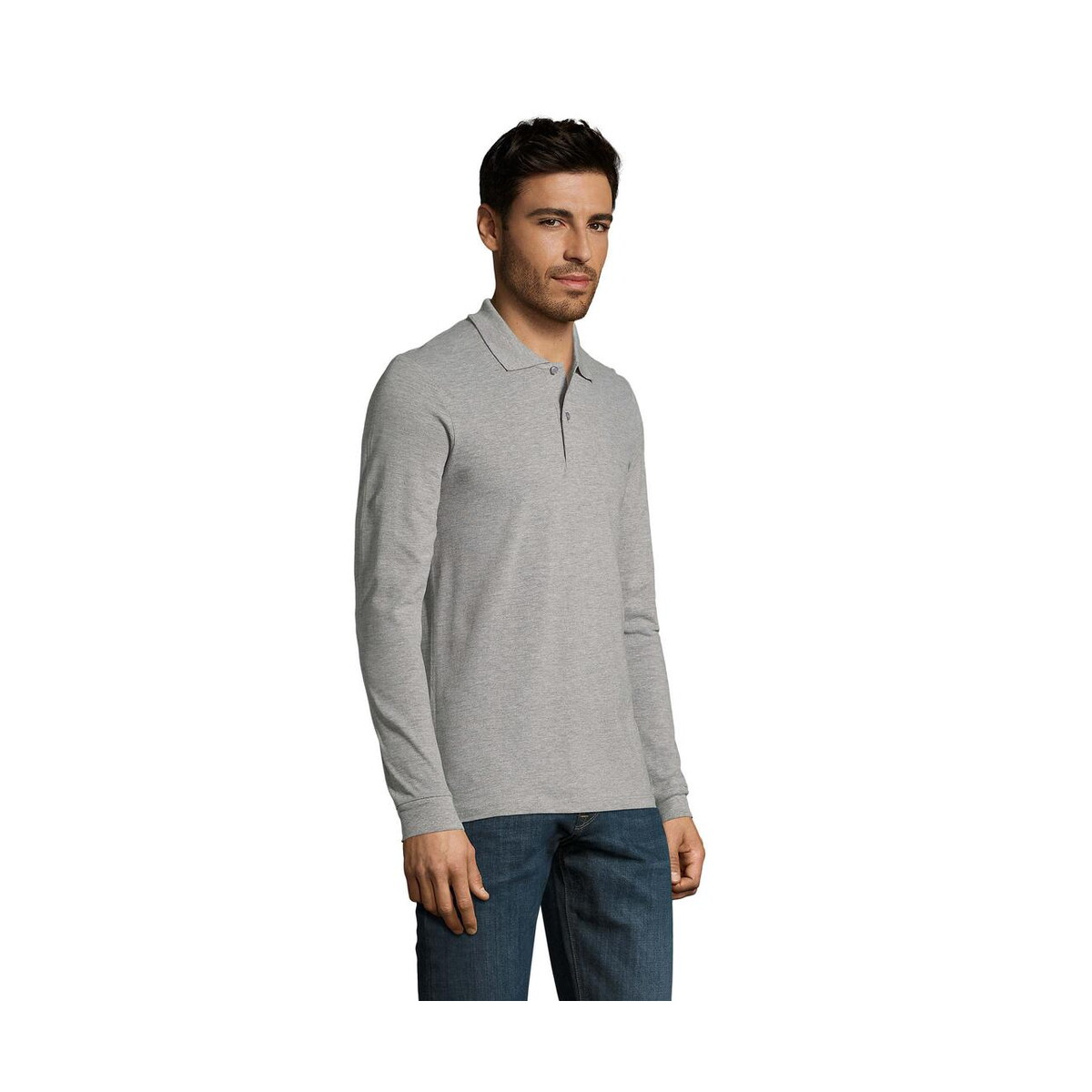 Koszulki polo z logo – perfect men lsl polo 180g perfect lsl men s02087-gy-side PERFECT MEN LSL POLO 180g PERFECT LSL MEN s02087-gy-side