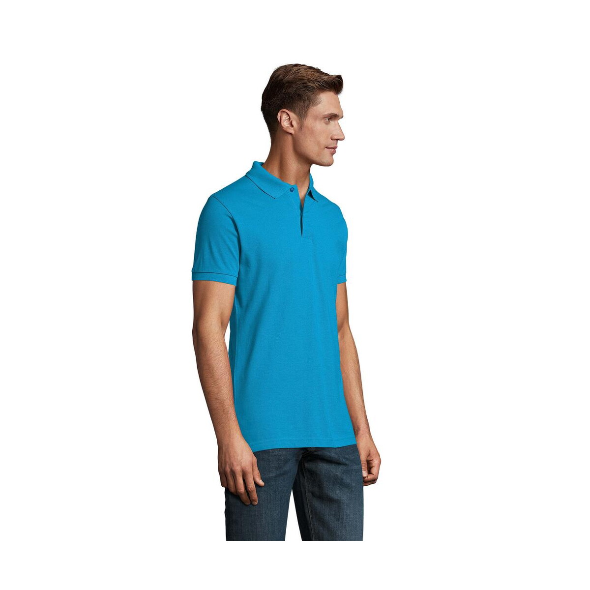 Koszulki polo z logo – perfect men polo 180g perfect men s11346-aq-side PERFECT MEN Polo 180g PERFECT MEN s11346-aq-side