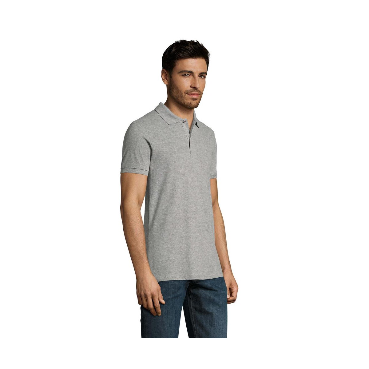 Koszulki polo z logo – perfect men polo 180g perfect men s11346-gy-side PERFECT MEN Polo 180g PERFECT MEN s11346-gy-side