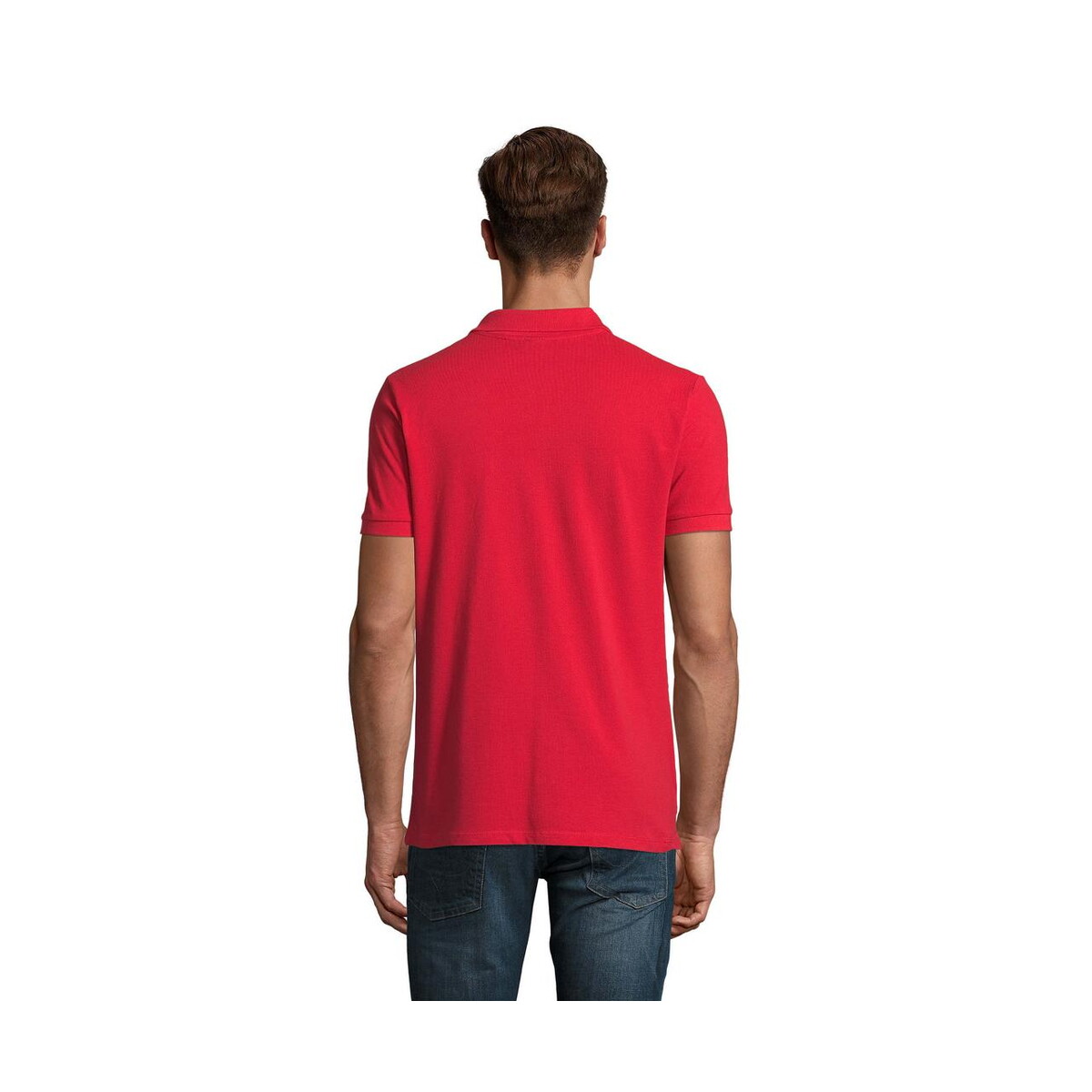 Koszulki polo z logo – perfect men polo 180g perfect men s11346-rd-back PERFECT MEN Polo 180g PERFECT MEN s11346-rd-back