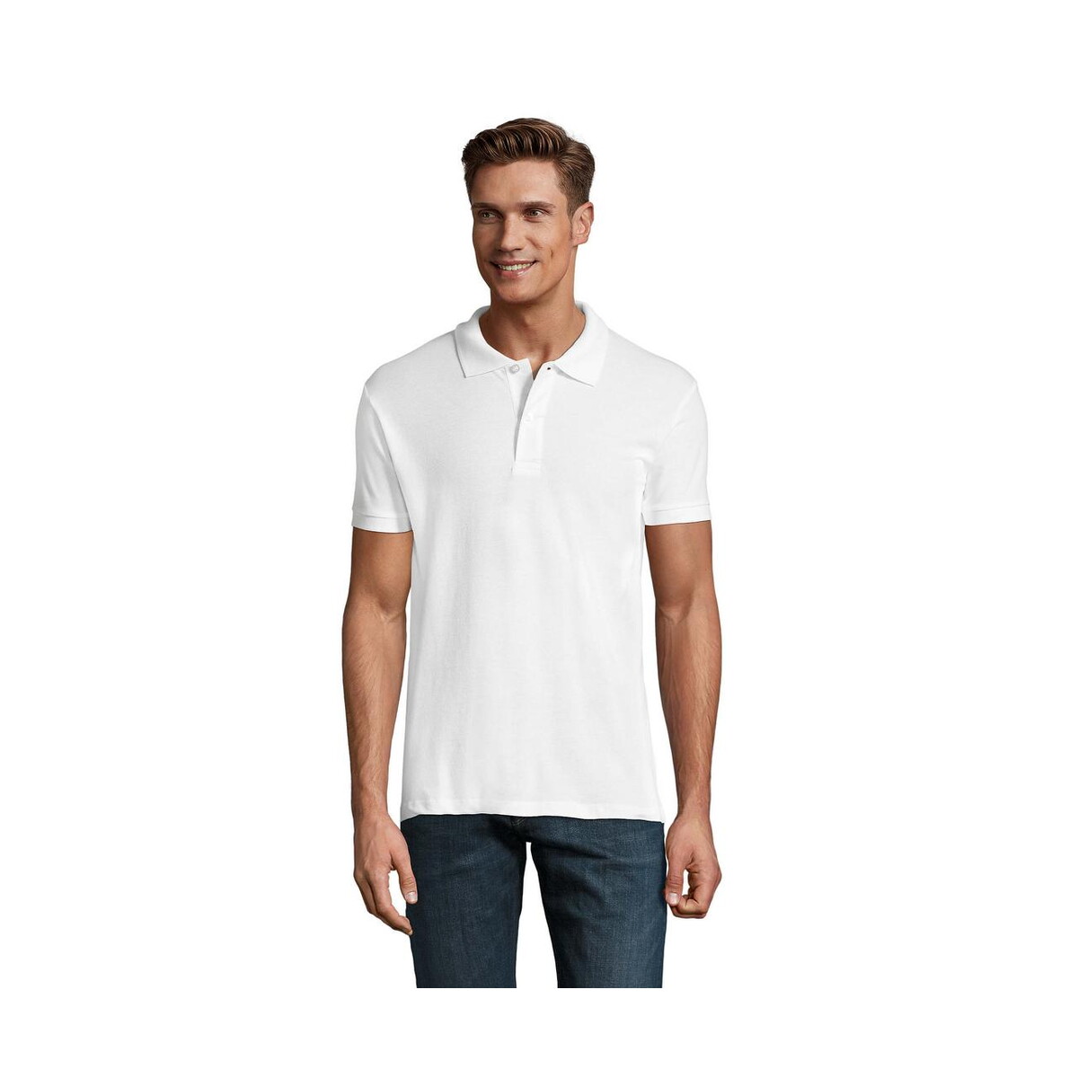 Koszulki polo z logo – perfect men polo 180g perfect men s11346-wh PERFECT MEN Polo 180g PERFECT MEN s11346-wh
