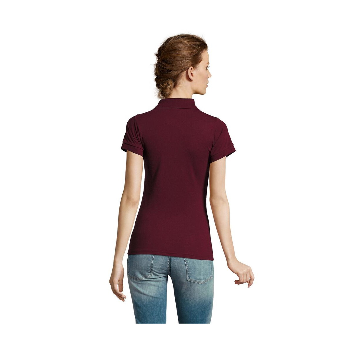 Koszulki polo z logo – prime damskie polo 200g prime women s00573-bg-back PRIME Damskie POLO 200g PRIME WOMEN s00573-bg-back