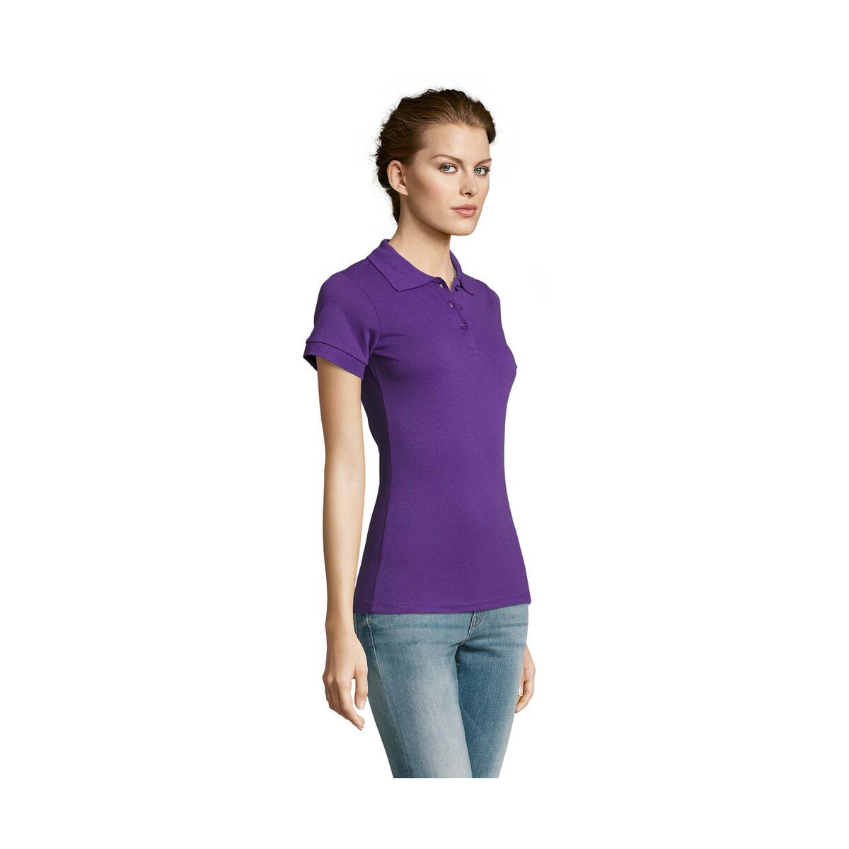 Koszulki polo z logo – prime damskie polo 200g prime women s00573-da-side PRIME Damskie POLO 200g PRIME WOMEN s00573-da-side