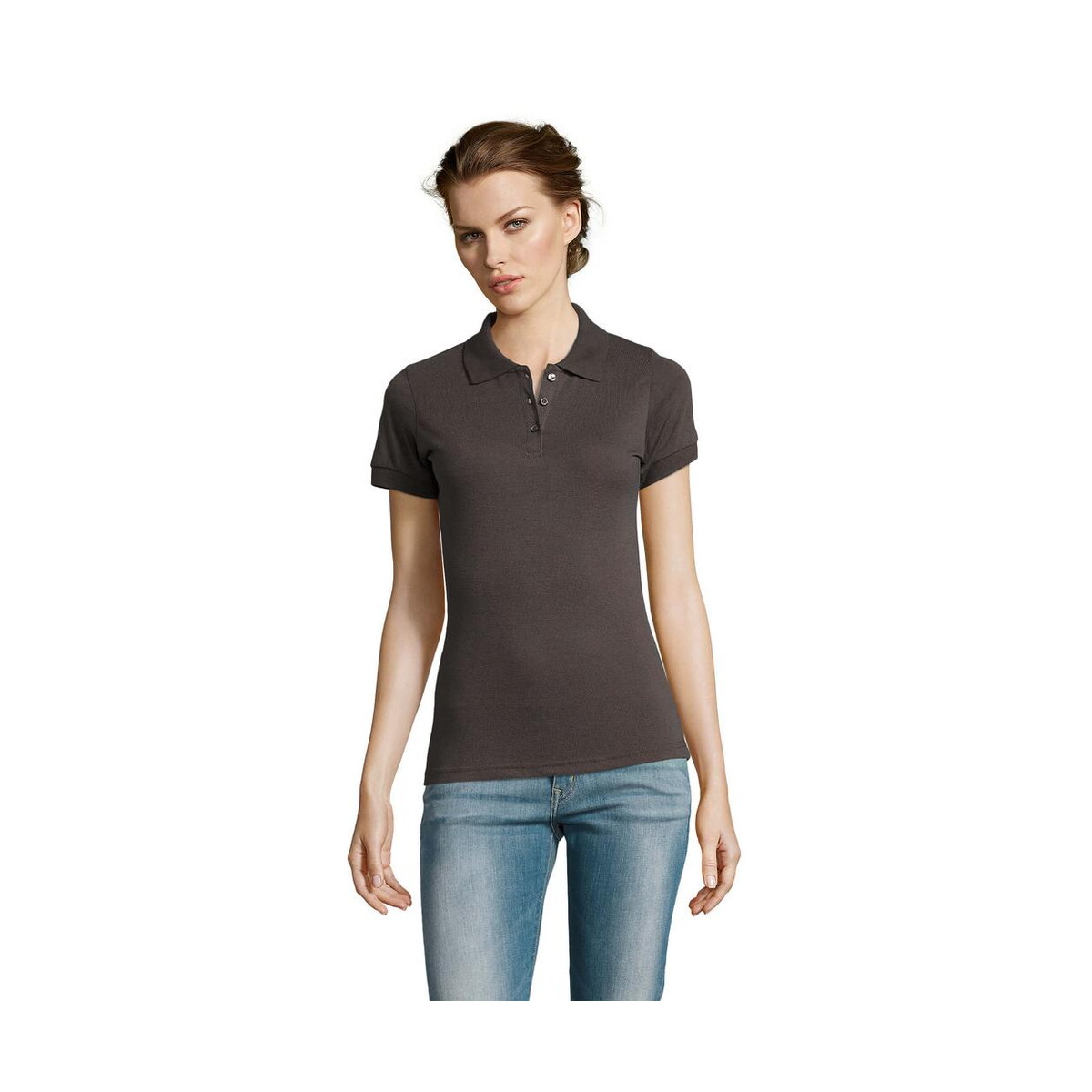 Koszulki polo z logo – prime damskie polo 200g prime women s00573-dg PRIME Damskie POLO 200g PRIME WOMEN s00573-dg