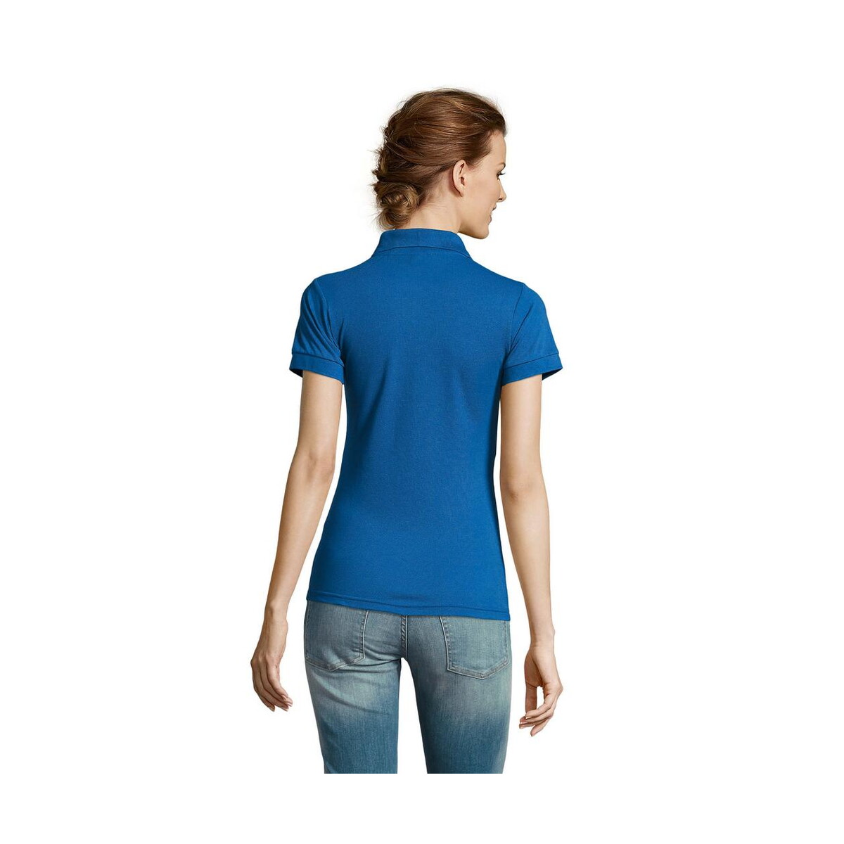 Koszulki polo z logo – prime damskie polo 200g prime women s00573-rb-back PRIME Damskie POLO 200g PRIME WOMEN s00573-rb-back