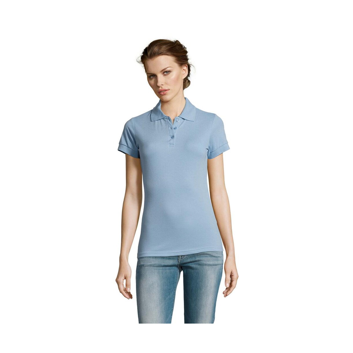 Koszulki polo z logo – prime damskie polo 200g prime women s00573-sp PRIME Damskie POLO 200g PRIME WOMEN s00573-sp