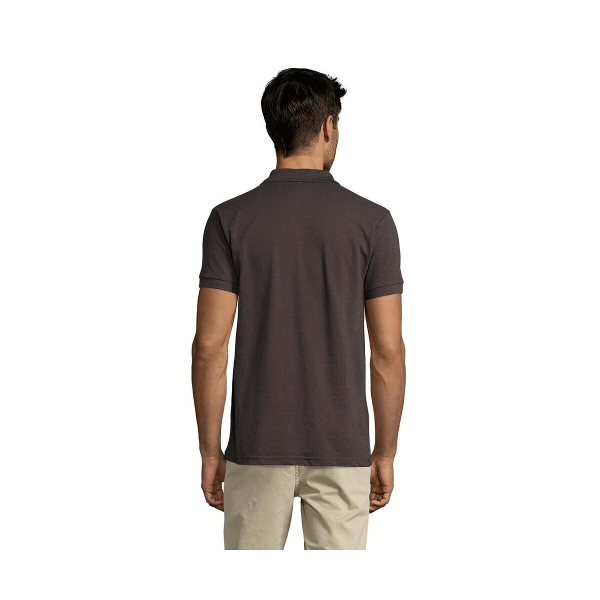 Koszulki polo z logo – prime męskie polo 200g prime men s00571-dg-back PRIME Męskie polo 200g PRIME MEN s00571-dg-back