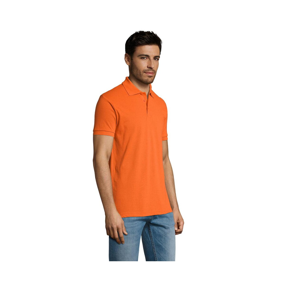 Koszulki polo z logo – prime męskie polo 200g prime men s00571-or-side PRIME Męskie polo 200g PRIME MEN s00571-or-side
