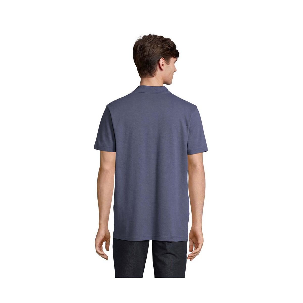 Koszulki polo z logo – pulse unisex polo pulse s04502-dm-back PULSE UNISEX POLO PULSE s04502-dm-back