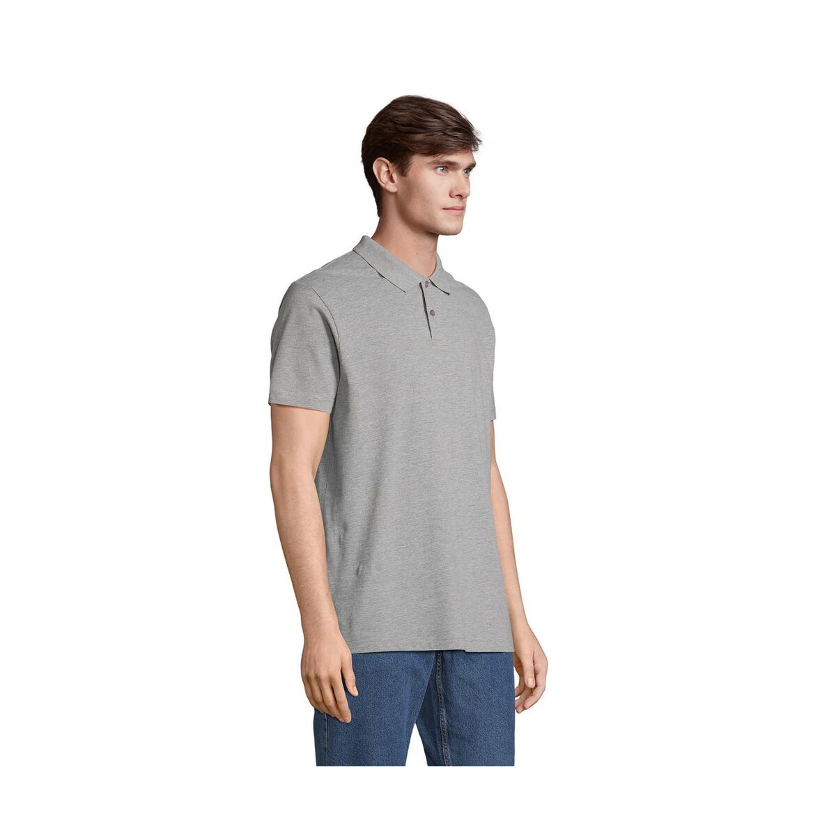 Koszulki polo z logo – pulse unisex polo pulse s04502-gy-side PULSE UNISEX POLO PULSE s04502-gy-side