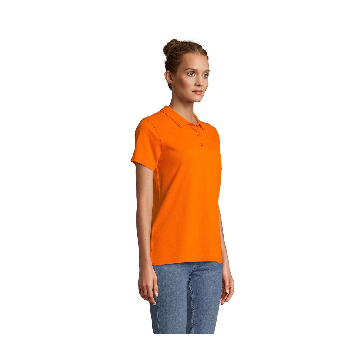 Koszulki polo z logo – pulse women polo pulse women s04501-or-side PULSE WOMEN POLO PULSE WOMEN s04501-or-side