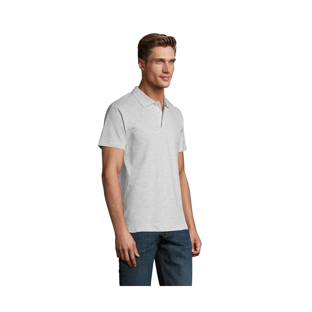Koszulki polo z logo – spring ii men polo 210g spring ii s11362-as-side SPRING II MEN Polo 210g SPRING II s11362-as-side