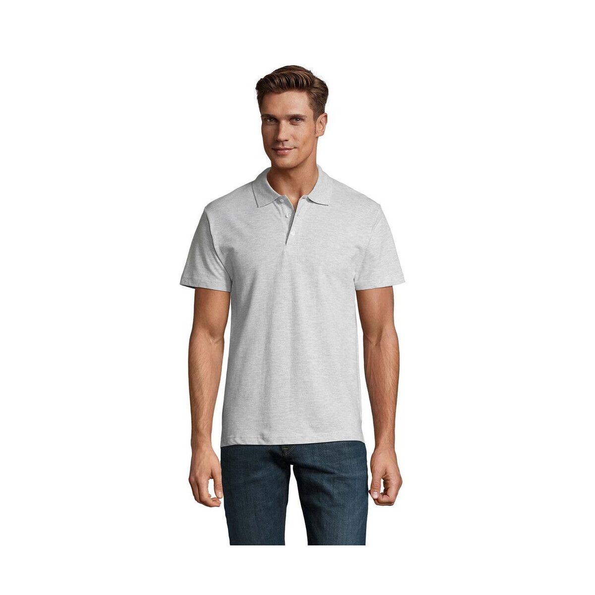 Koszulki polo z logo – spring ii men polo 210g spring ii s11362-as SPRING II MEN Polo 210g SPRING II s11362-as