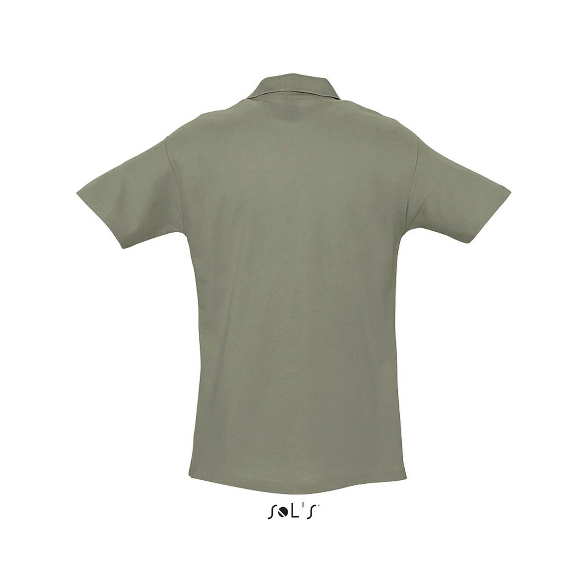 Koszulki polo z logo – spring ii men polo 210g spring ii s11362-kh-back SPRING II MEN Polo 210g SPRING II s11362-kh-back