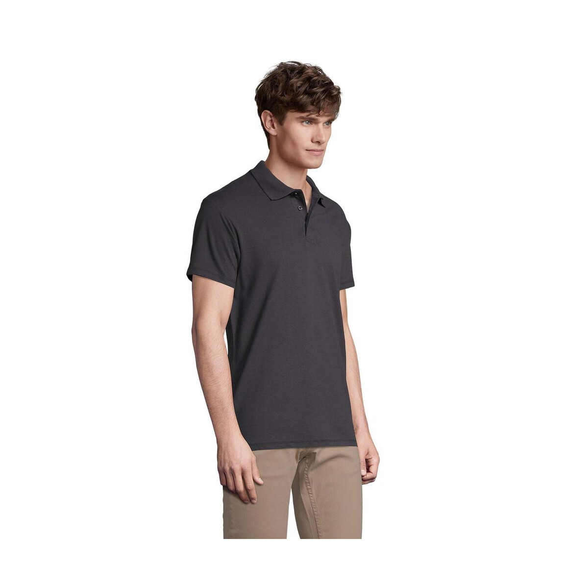 Koszulki polo z logo – spring ii men polo 210g spring ii s11362-mu-side SPRING II MEN Polo 210g SPRING II s11362-mu-side