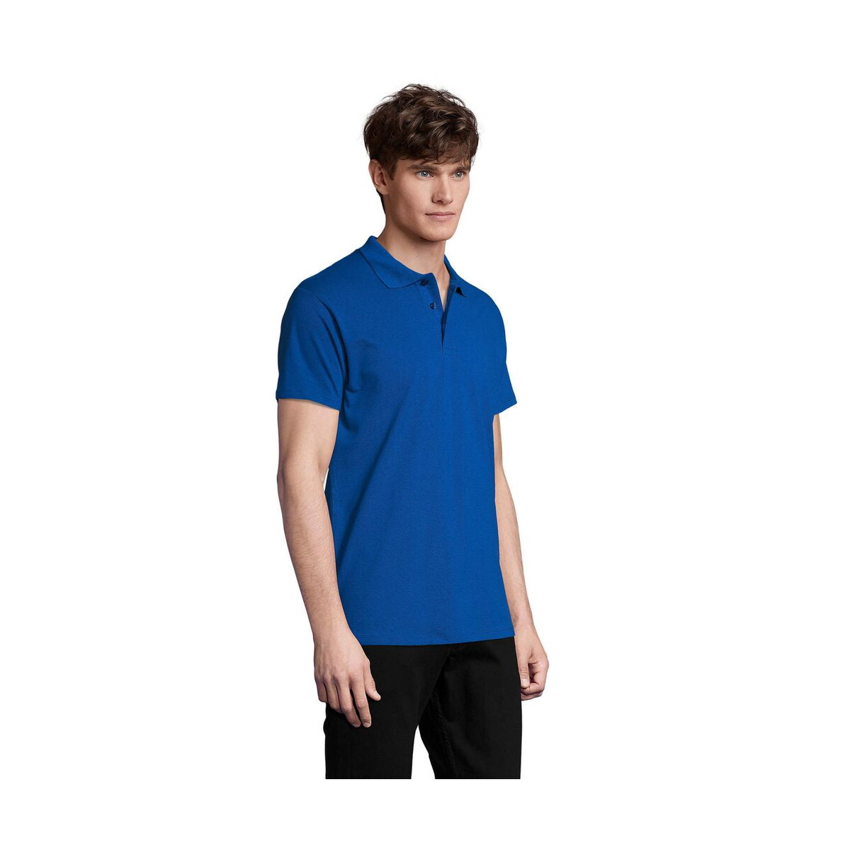Koszulki polo z logo – spring ii men polo 210g spring ii s11362-rb-side SPRING II MEN Polo 210g SPRING II s11362-rb-side