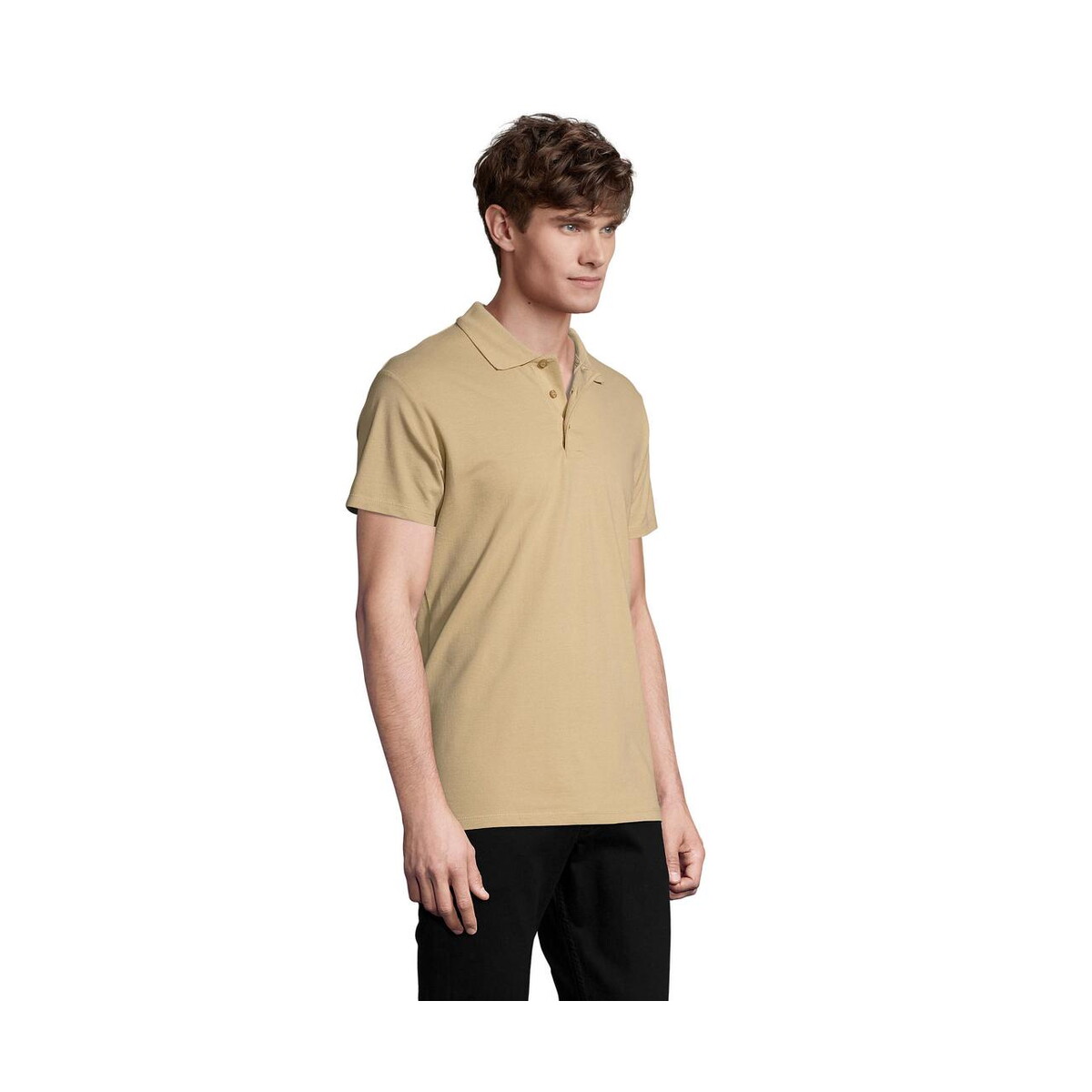 Koszulki polo z logo – spring ii men polo 210g spring ii s11362-sa-side SPRING II MEN Polo 210g SPRING II s11362-sa-side