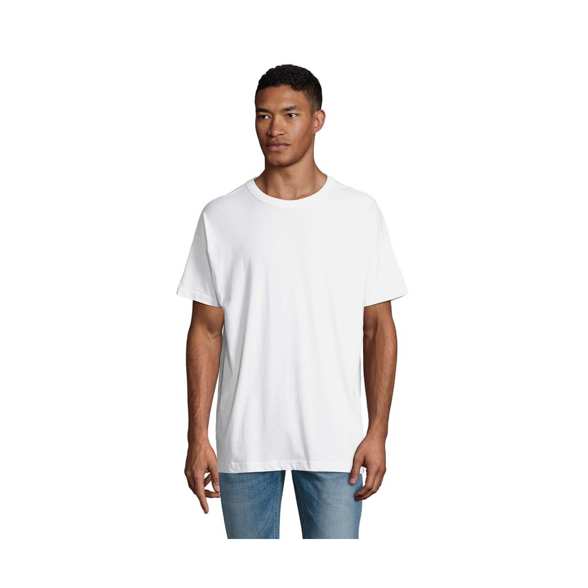 Koszulki z logo – boxy men t-shirt oversize boxy men s03806-wh BOXY MEN T-SHIRT OVERSIZE BOXY MEN s03806-wh