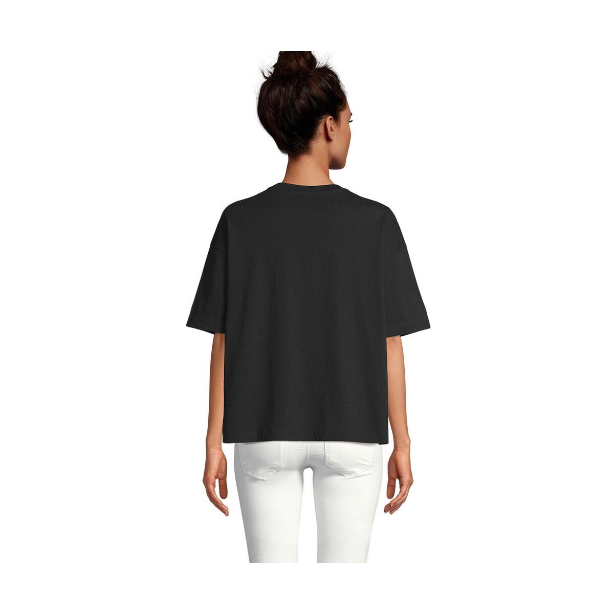 Koszulki z logo – boxy women t-shirt oversize boxy women s03807-db-back BOXY WOMEN T-SHIRT OVERSIZE BOXY WOMEN s03807-db-back