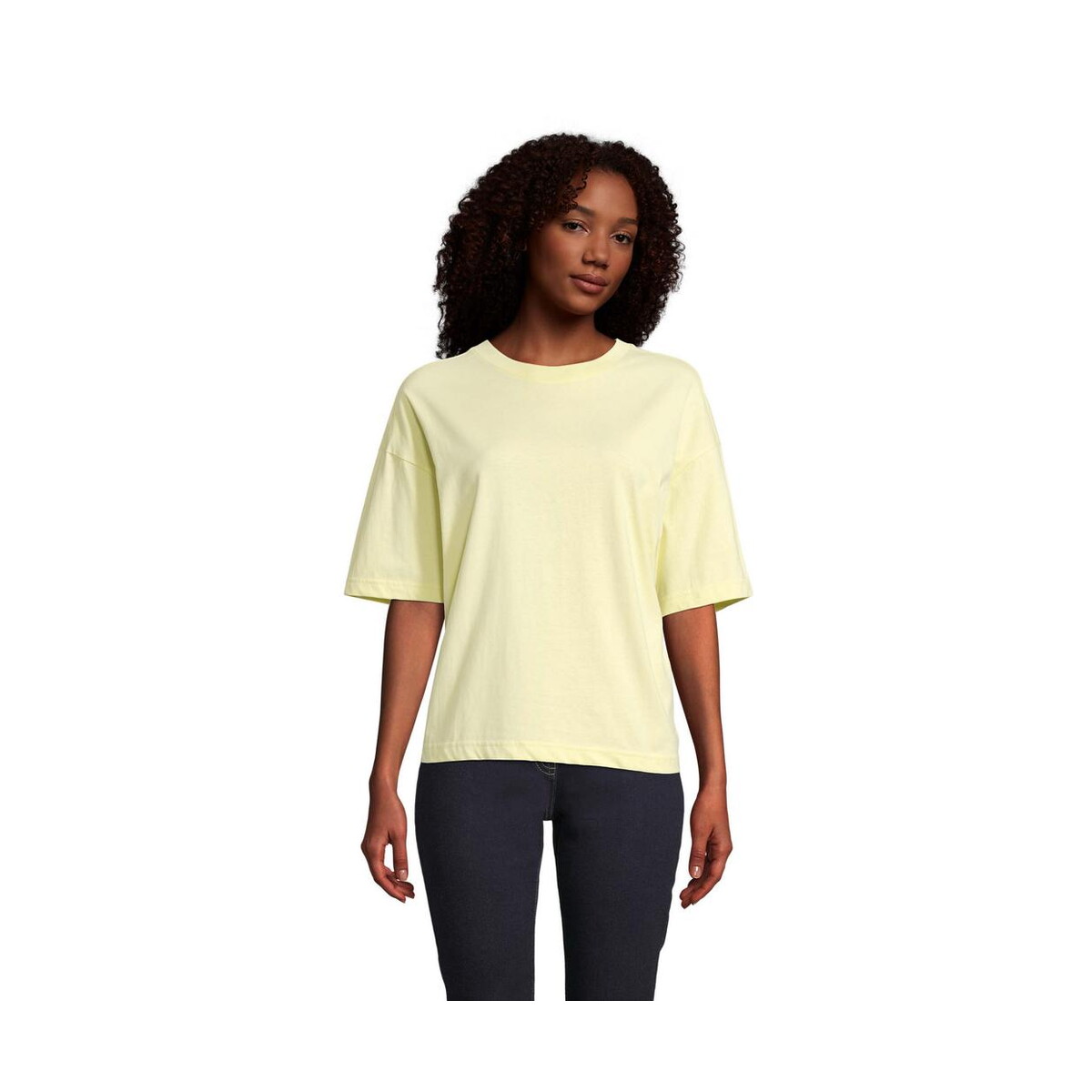 Koszulki z logo – boxy women t-shirt oversize boxy women s03807-ly BOXY WOMEN T-SHIRT OVERSIZE BOXY WOMEN s03807-ly
