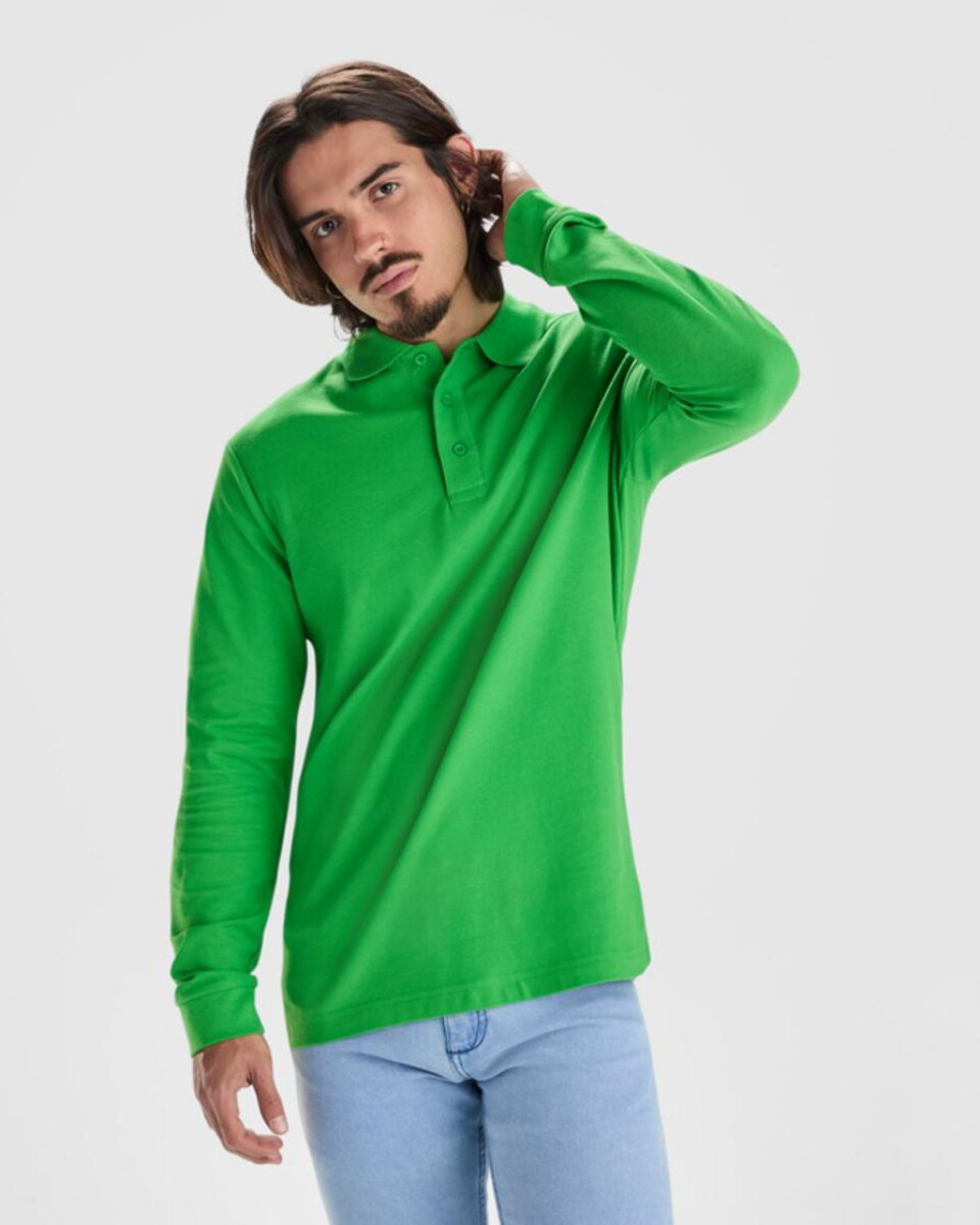 Koszulki z logo – estrella koszulka męska polo z długim rękawem r66351b_m2 Estrella koszulka męska polo z długim rękawem r66351b_m2