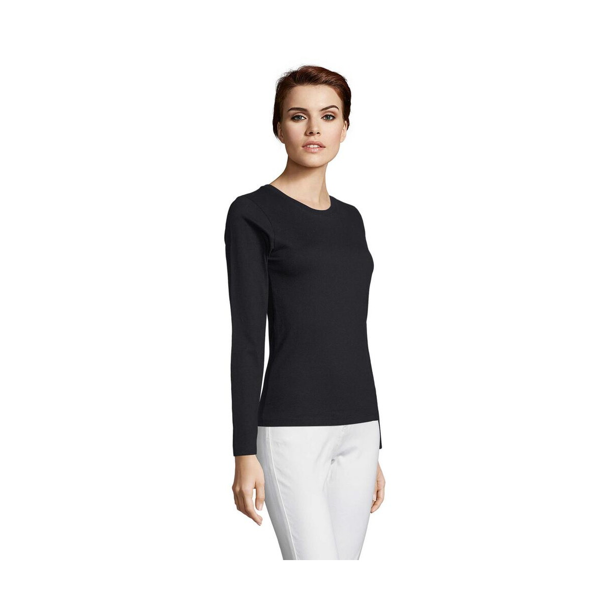 Koszulki z logo – imperial damska bluzka 190 imperial lsl women s02075-db-side IMPERIAL damska bluzka 190 IMPERIAL LSL WOMEN s02075-db-side