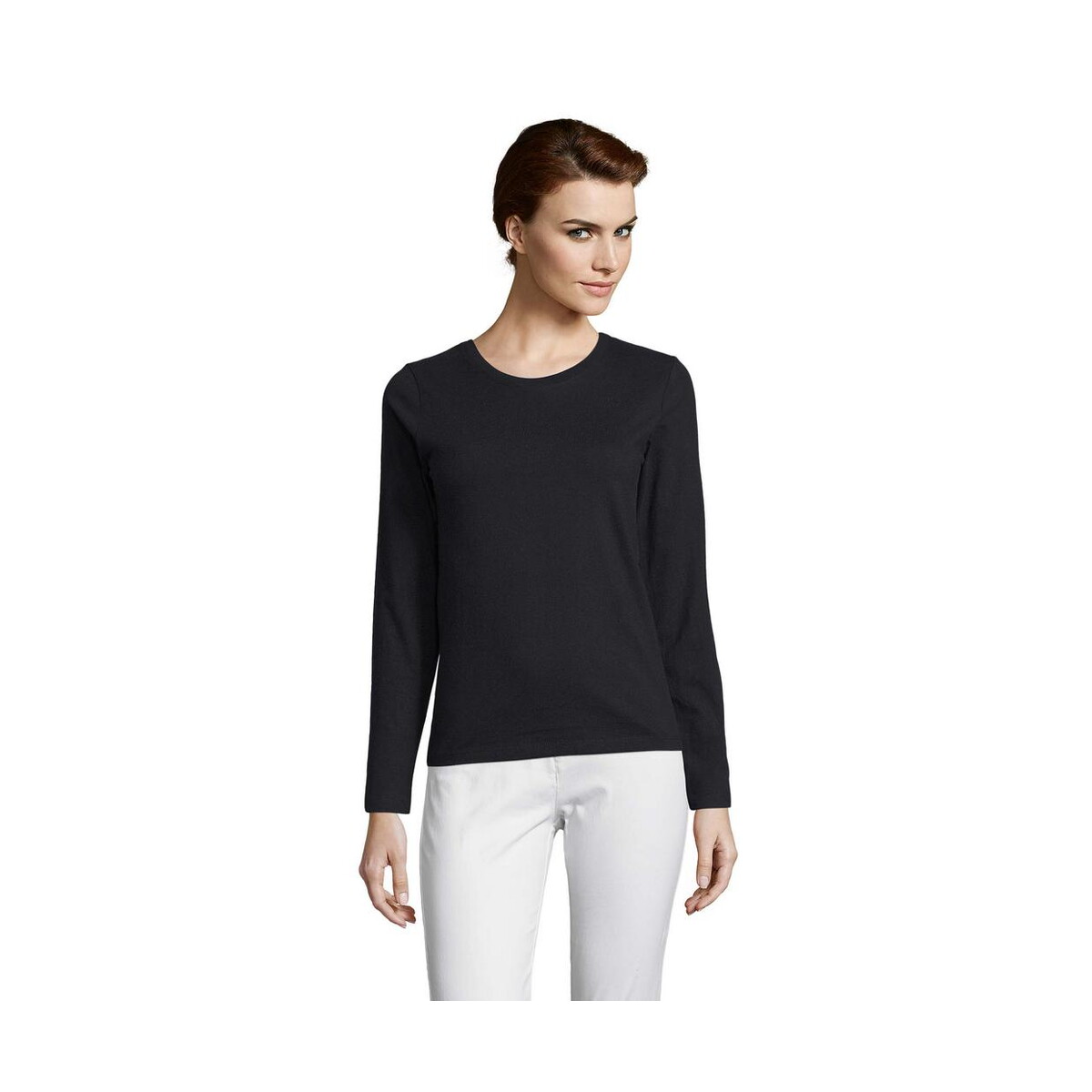 Koszulki z logo – imperial damska bluzka 190 imperial lsl women s02075-db IMPERIAL damska bluzka 190 IMPERIAL LSL WOMEN s02075-db