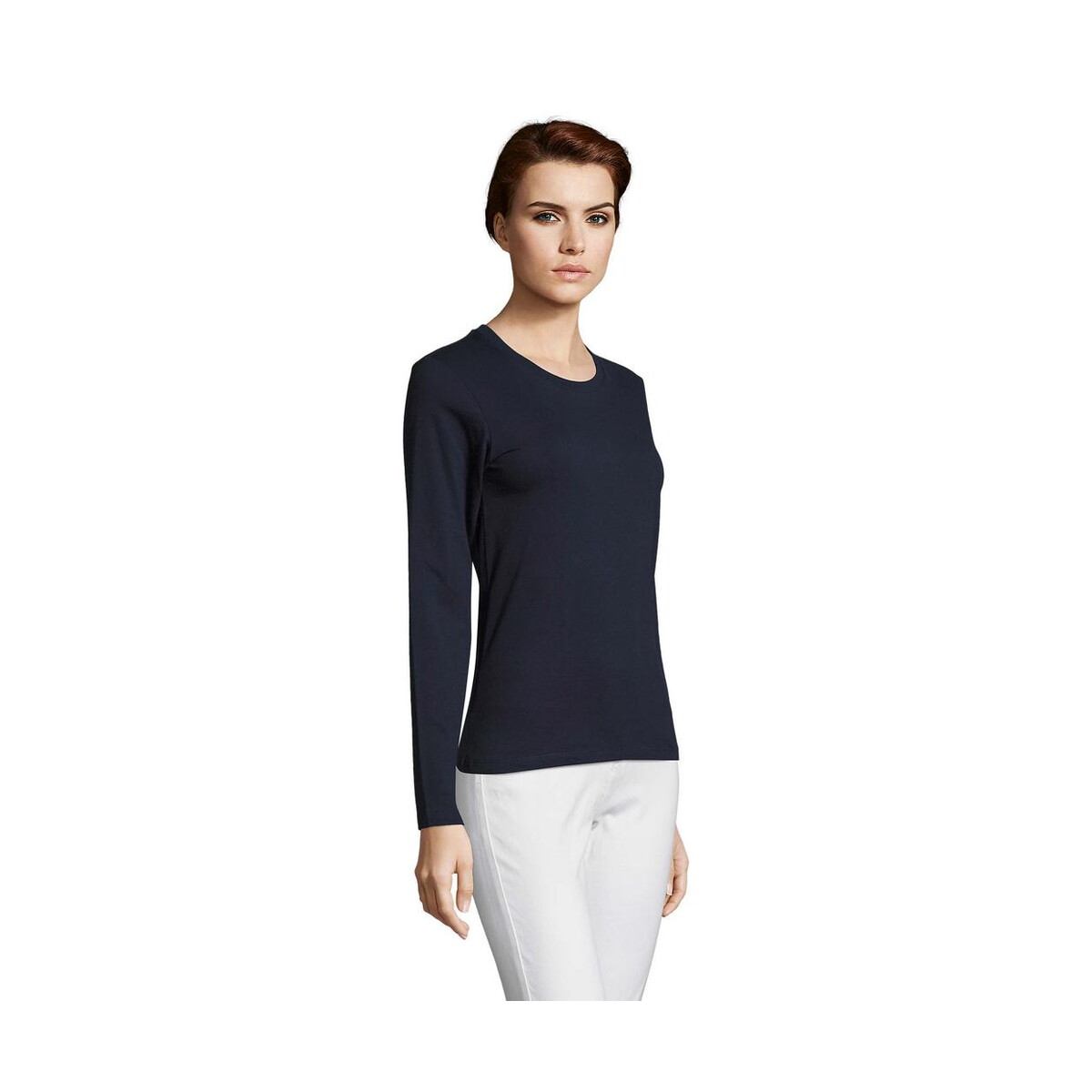 Koszulki z logo – imperial damska bluzka 190 imperial lsl women s02075-fn-side IMPERIAL damska bluzka 190 IMPERIAL LSL WOMEN s02075-fn-side