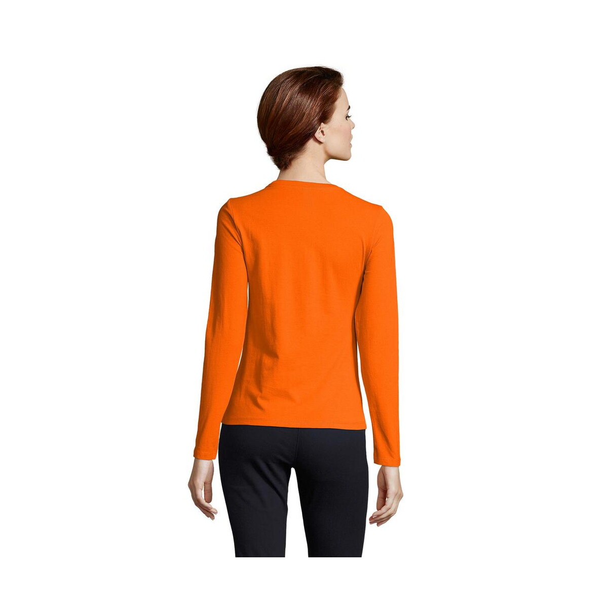 Koszulki z logo – imperial damska bluzka 190 imperial lsl women s02075-or-back IMPERIAL damska bluzka 190 IMPERIAL LSL WOMEN s02075-or-back