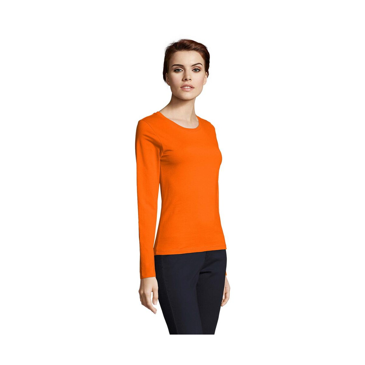 Koszulki z logo – imperial damska bluzka 190 imperial lsl women s02075-or-side IMPERIAL damska bluzka 190 IMPERIAL LSL WOMEN s02075-or-side