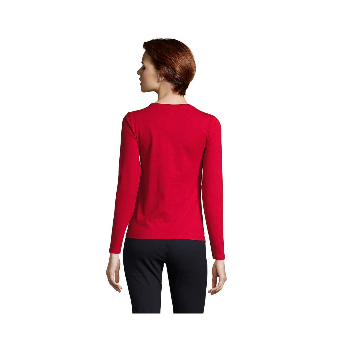 Koszulki z logo – imperial damska bluzka 190 imperial lsl women s02075-rd-back IMPERIAL damska bluzka 190 IMPERIAL LSL WOMEN s02075-rd-back