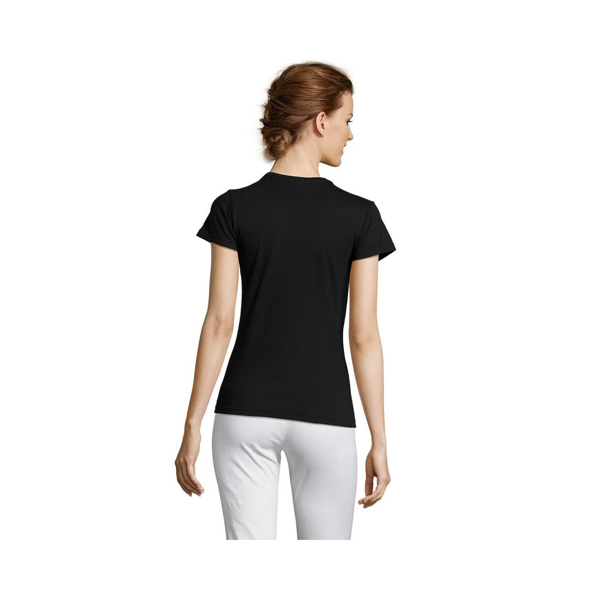 Koszulki z logo – miss damski t-shirt 150g miss s11386-db-back MISS Damski T-SHIRT 150g MISS s11386-db-back