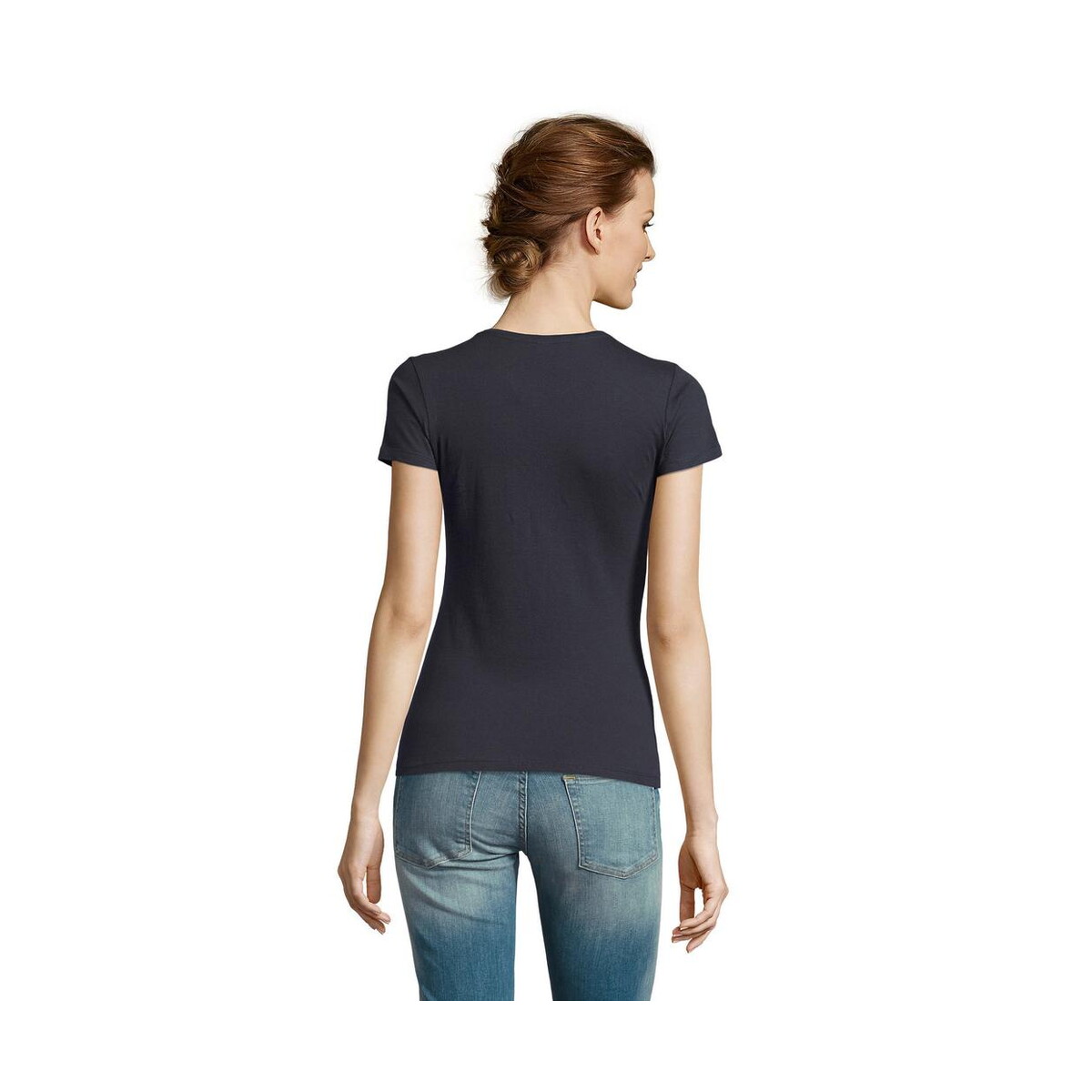 Koszulki z logo – miss damski t-shirt 150g miss s11386-ny-back MISS Damski T-SHIRT 150g MISS s11386-ny-back