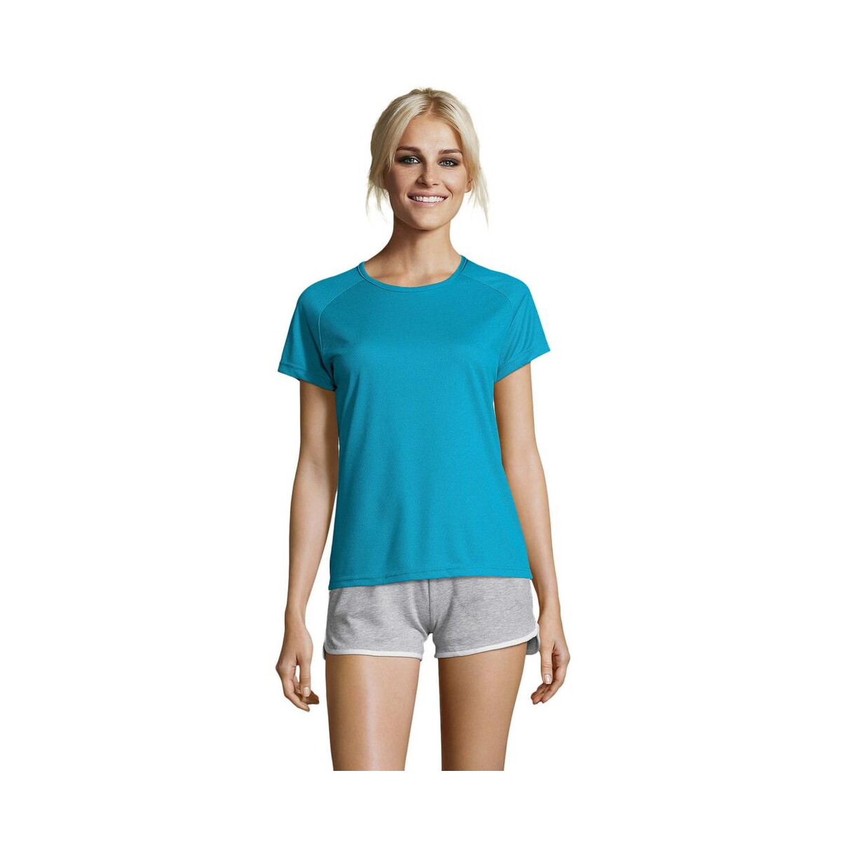 Koszulki z logo – sporty damski t-shirt 140g sporty women s01159-aq SPORTY Damski T-Shirt 140g SPORTY WOMEN s01159-aq