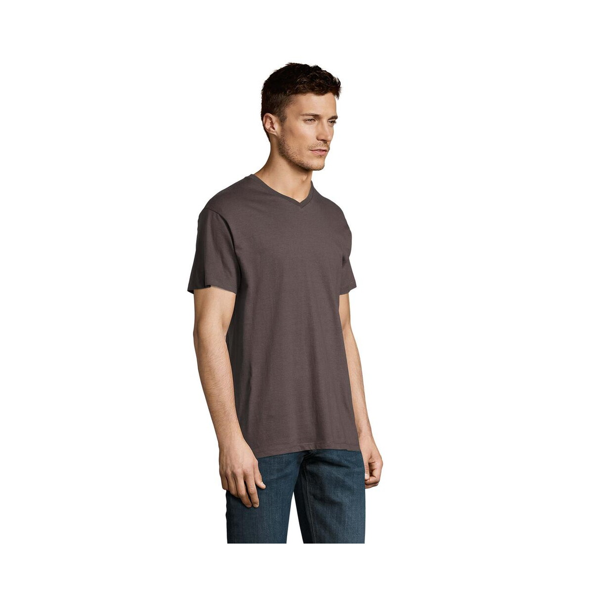 Koszulki z logo – victory męski t-shirt 150g victory s11150-dg-side VICTORY Męski T-SHIRT 150g VICTORY s11150-dg-side