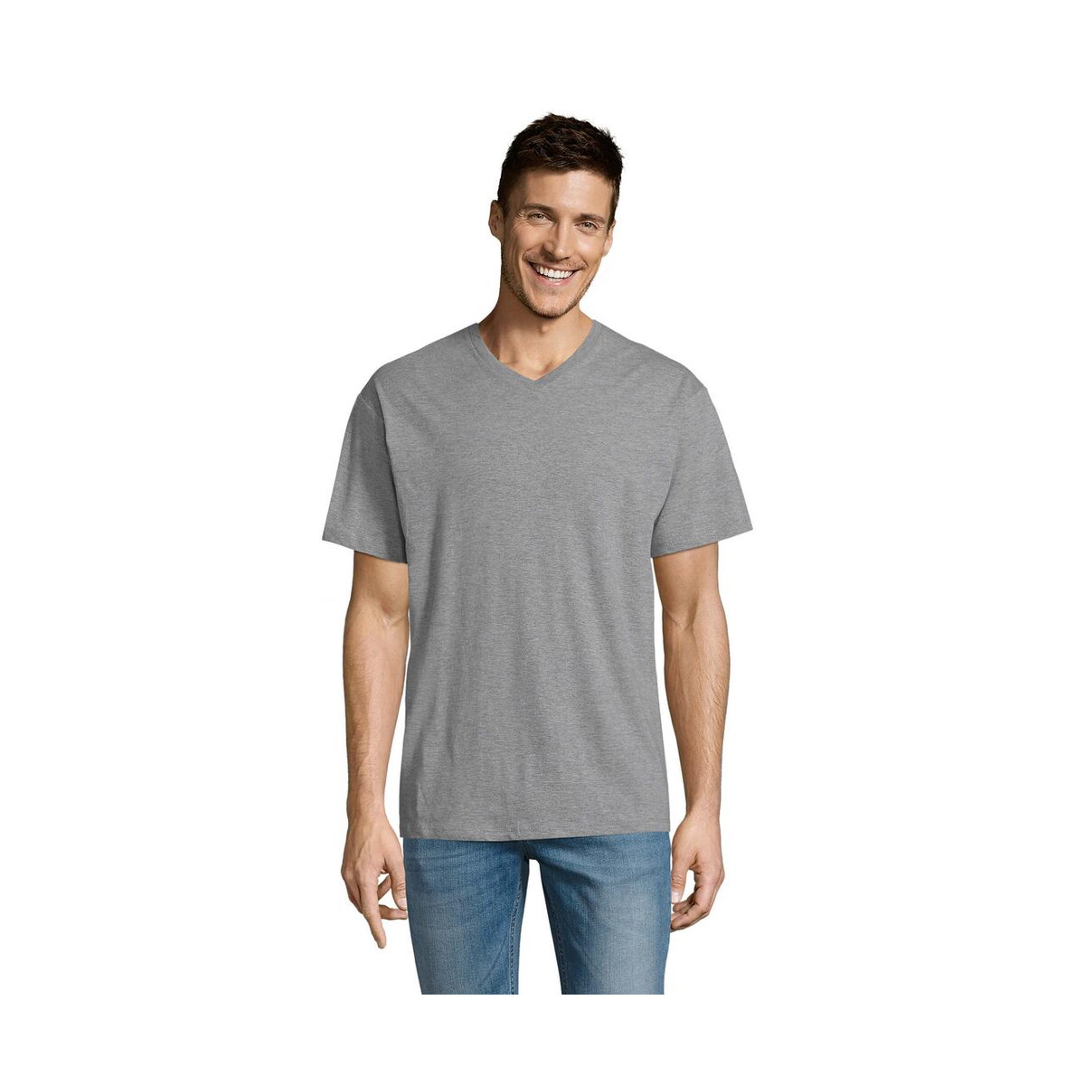 Koszulki z logo – victory męski t-shirt 150g victory s11150-gm VICTORY Męski T-SHIRT 150g VICTORY s11150-gm