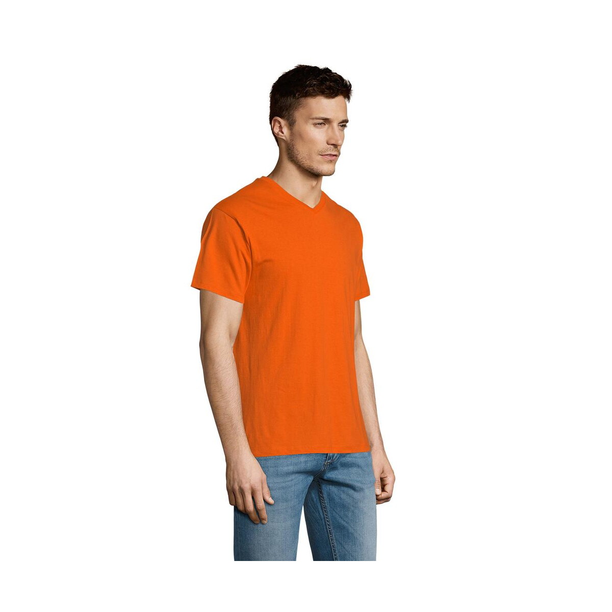 Koszulki z logo – victory męski t-shirt 150g victory s11150-or-side VICTORY Męski T-SHIRT 150g VICTORY s11150-or-side
