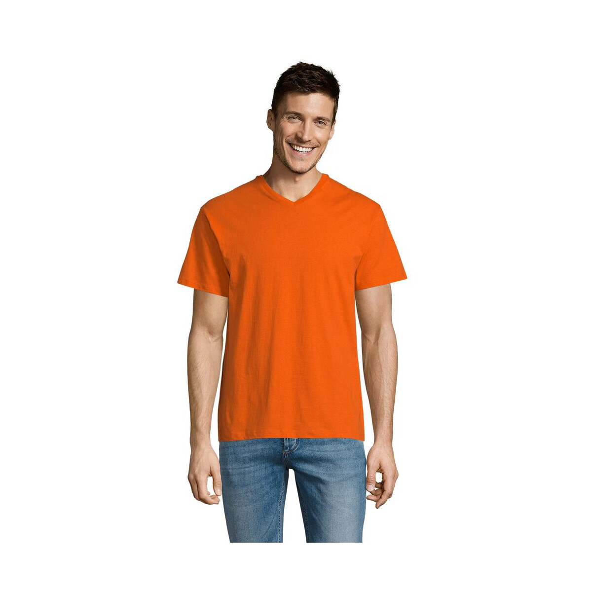 Koszulki z logo – victory męski t-shirt 150g victory s11150-or VICTORY Męski T-SHIRT 150g VICTORY s11150-or