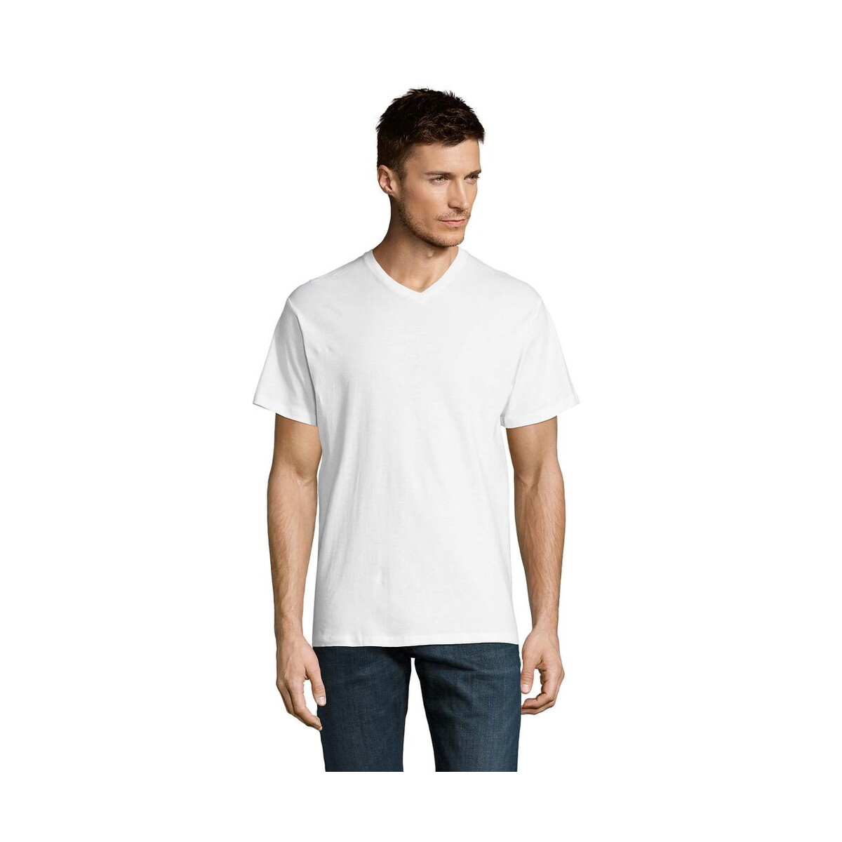 Koszulki z logo – victory męski t-shirt 150g victory s11150-wh VICTORY Męski T-SHIRT 150g VICTORY s11150-wh