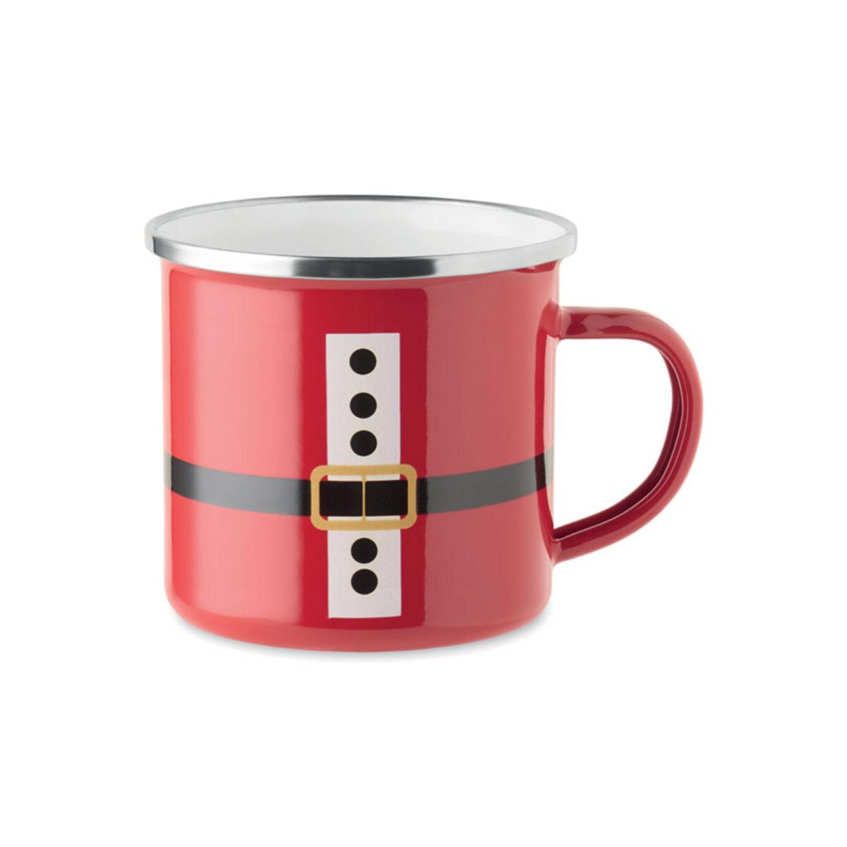 Kubki z logo – kubek emaliowany 300ml santamel cx1596-05-back Kubek emaliowany 300ml SANTAMEL cx1596-05-back