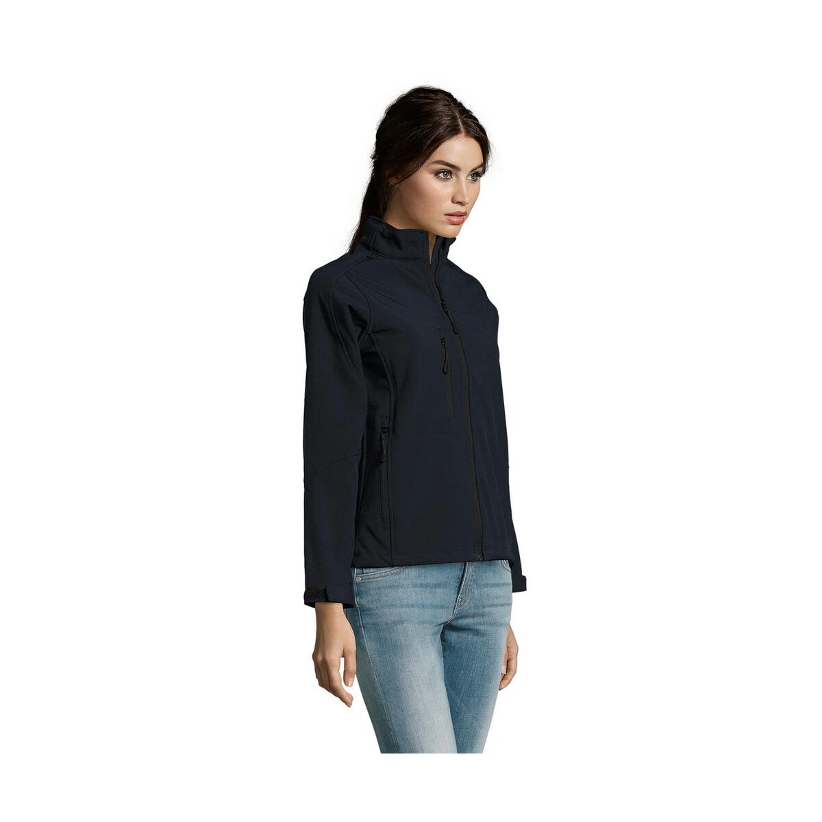 Kurtki z logo – roxy damski softshell 340g roxy s46800-ab-side ROXY Damski softshell 340g ROXY s46800-ab-side