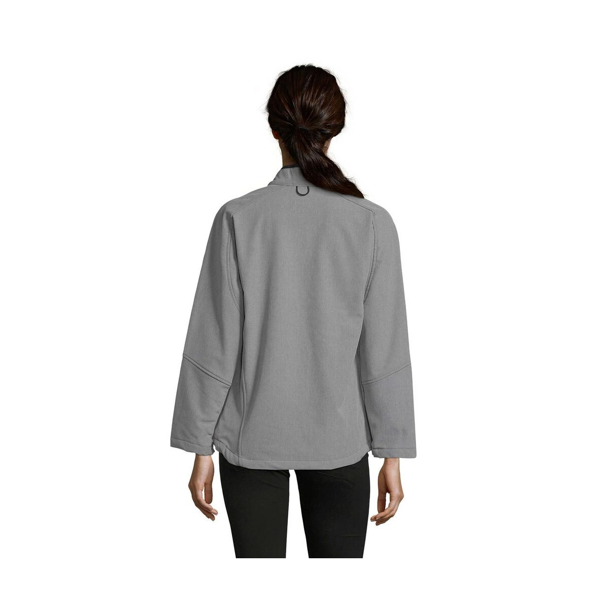 Kurtki z logo – roxy damski softshell 340g roxy s46800-gm-back ROXY Damski softshell 340g ROXY s46800-gm-back