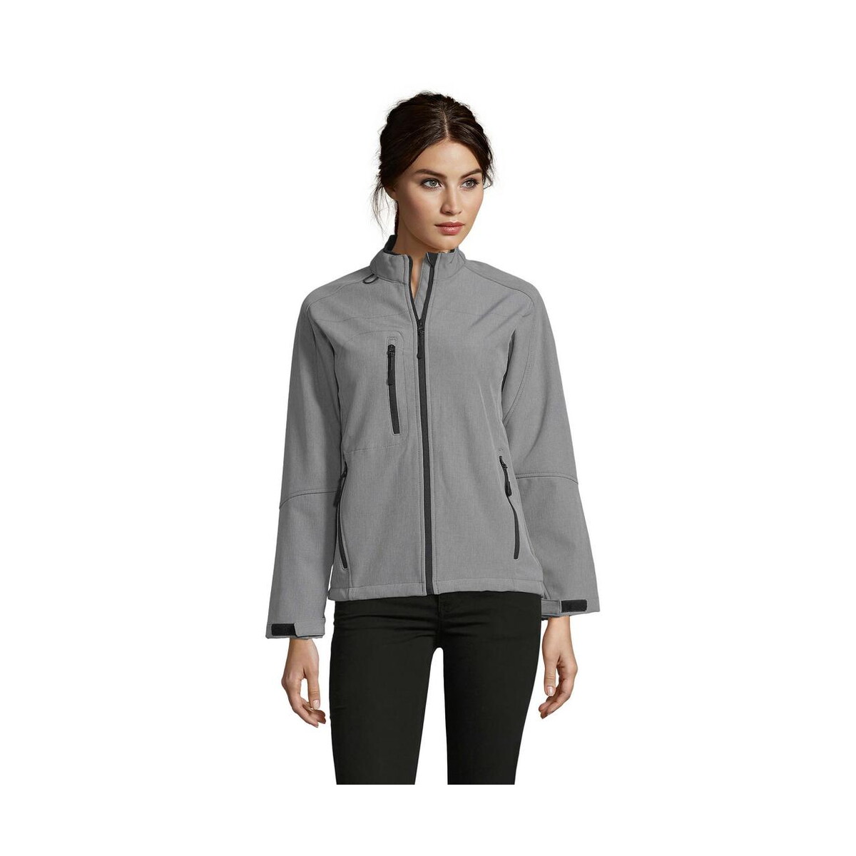 Kurtki z logo – roxy damski softshell 340g roxy s46800-gm ROXY Damski softshell 340g ROXY s46800-gm