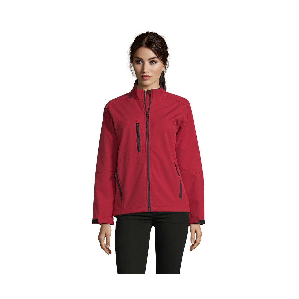 Kurtki z logo – roxy damski softshell 340g roxy s46800-pe ROXY Damski softshell 340g ROXY s46800-pe