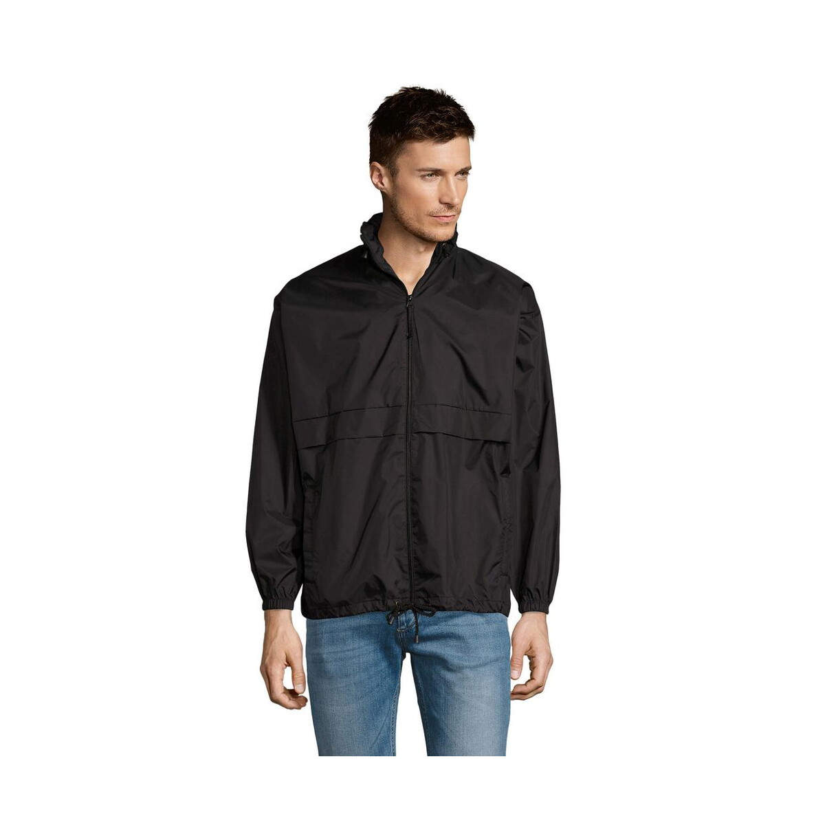 Kurtki z logo – wiatrówka unisex surf surf s32000-bk Wiatrówka unisex SURF SURF s32000-bk