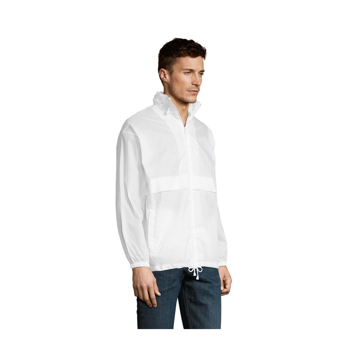 Kurtki z logo – wiatrówka unisex surf surf s32000-wh-side Wiatrówka unisex SURF SURF s32000-wh-side