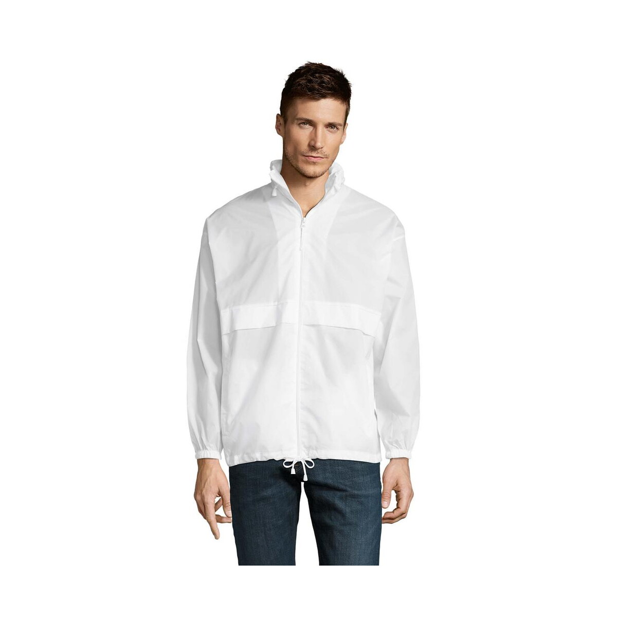 Kurtki z logo – wiatrówka unisex surf surf s32000-wh Wiatrówka unisex SURF SURF s32000-wh