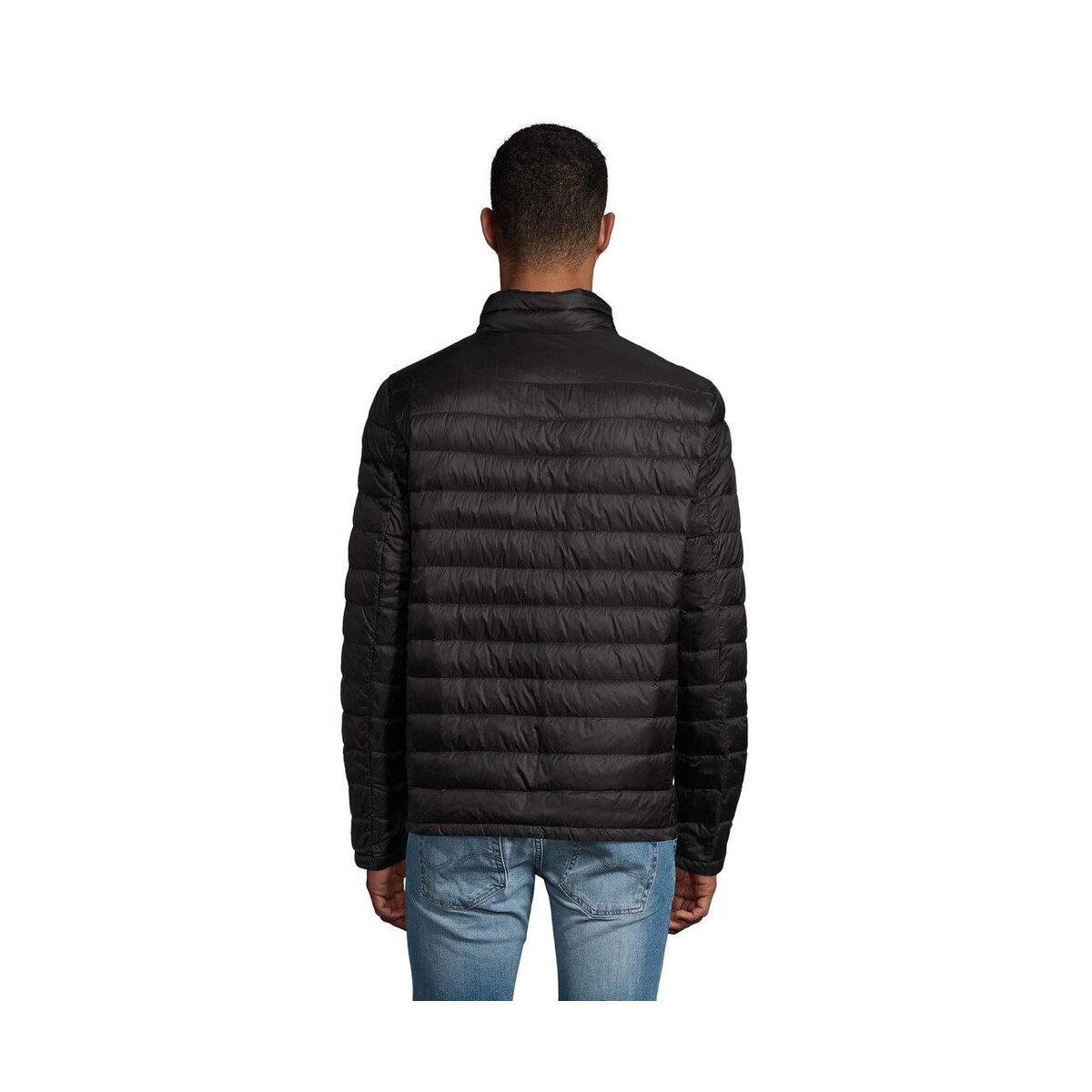 Kurtki z logo – wilson jacket męskie 380t wilson men s02898-bk-back WILSON JACKET Męskie 380T WILSON MEN s02898-bk-back