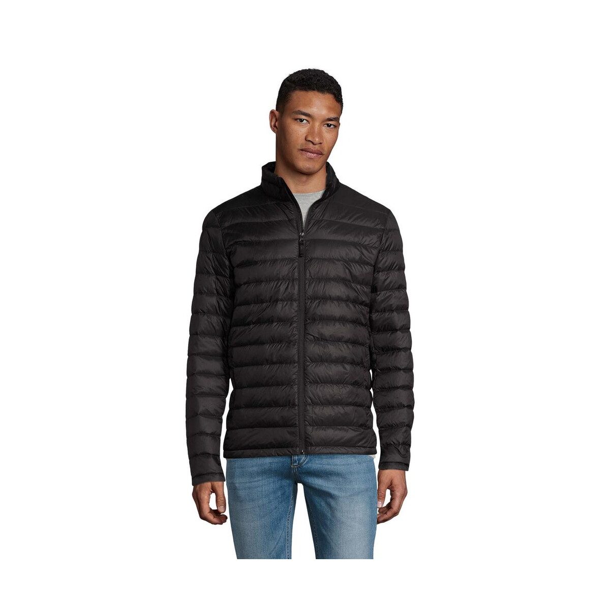Kurtki z logo – wilson jacket męskie 380t wilson men s02898-bk WILSON JACKET Męskie 380T WILSON MEN s02898-bk
